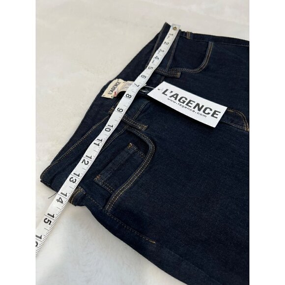 New L'AGENCE Size 27 Margot High-Rise Skinny Jeans Midnight Blue 2294DNM - Picture 5 of 14